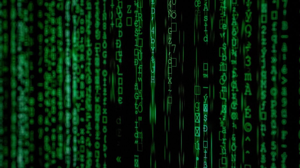 Cybersecurity code illustrating the FBI data breach and patch management risks