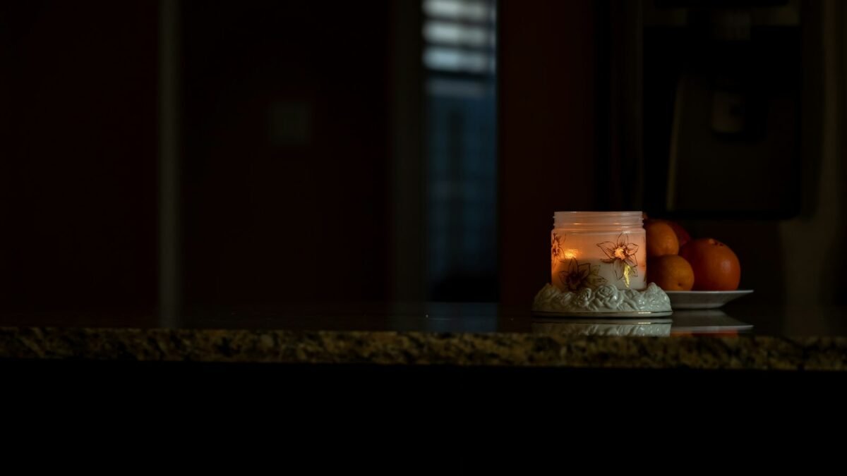 Memorial candle illustrating remembrance on the third anniversary of the October 7 attack